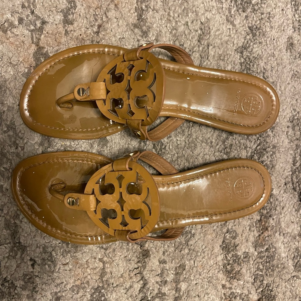 MILLER PATENT SANDAL